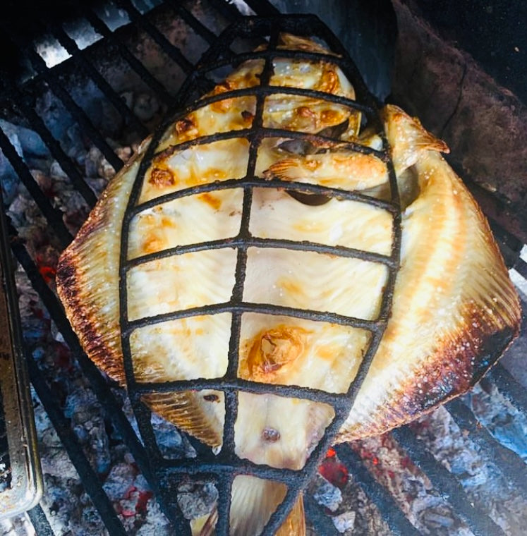 best bbq grilled whole turbot