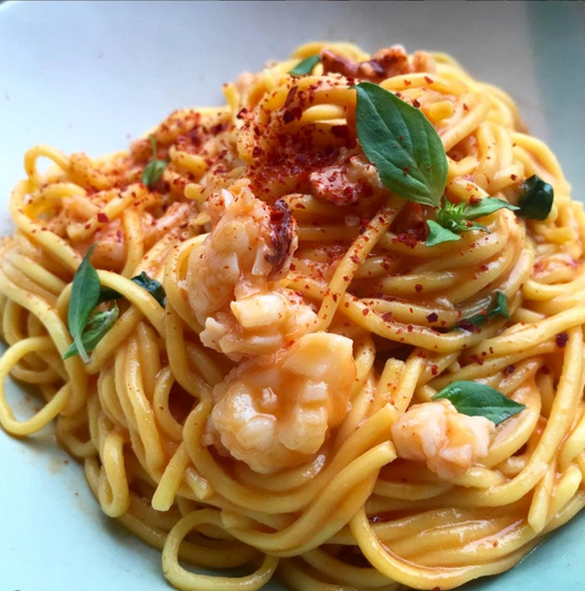 Creamy Lobster spaghetti pasta