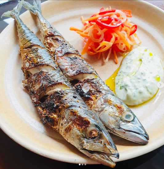 Orange & Rosemary-Spiced Grilled Mackerel