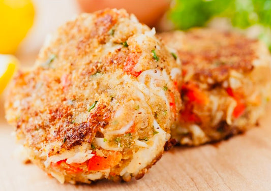 Easy Air-fried Crab Cakes